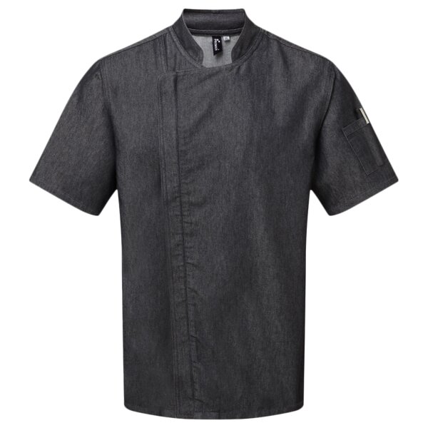Premier Short Sleeve Zipped Chef's Jacket Thumbnail