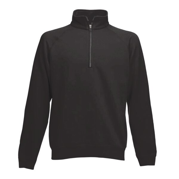 Fruit of the Loom Classic Zip Neck Sweatshirt Thumbnail