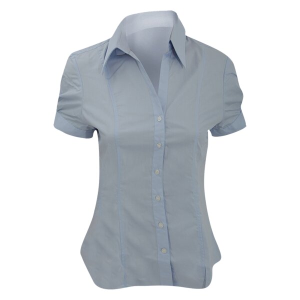 Brook Taverner Ladies Paduli Short Sleeve Poplin Shirt Thumbnail