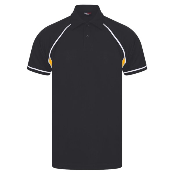 Finden + Hales Performance Piped Polo Shirt Thumbnail