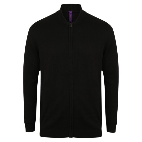 Henbury Unisex Zip Through Cardigan Thumbnail